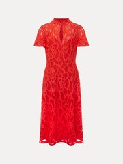 Phase Eight Red Lulu Lace Dress - Image 8 of 8