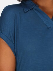 Regatta Blue Lupine Collard T-Shirt - Image 4 of 9