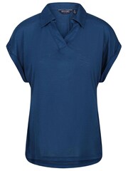 Regatta Blue Lupine Collard T-Shirt - Image 6 of 9