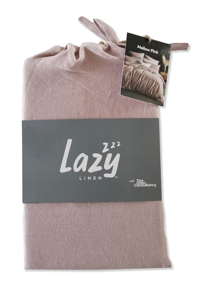 Lazy Linen Oprano 100% perilo; platnen prešito pregrinjalo - Slika 2 iz 3