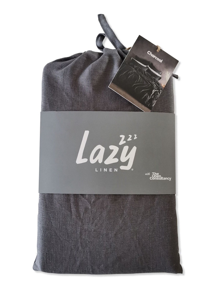 Lazy Linen gebleekt 100% linnen hoeslaken - Image 3 of 4