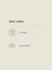 Lazy Linen gebleekt 100% linnen hoeslaken - Image 4 of 4