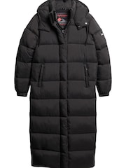 Superdry Black Ripstop Longline Puffer Jacket - Image 4 of 7