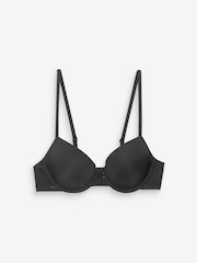 Черный/Телесный/Белый - Microfibre Smoothing T-Shirt Bras 3 Pack A-E - Image 6 of 9