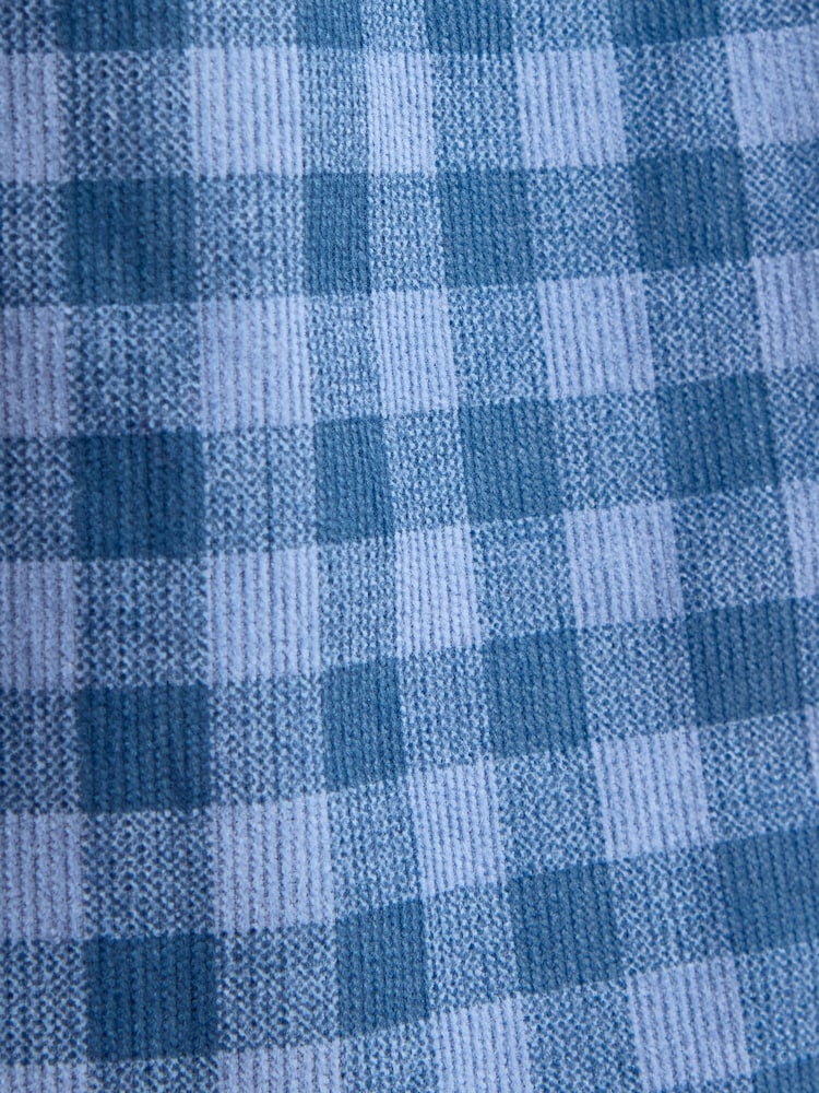 JoJo Maman Bébé Blue Gingham Relaxed Pull-Up Cord Trousers - Image 3 of 3 JoJo Maman Bébé Blue Gingham Relaxed Pull-Up Cord Trousers - Image 3 of 3