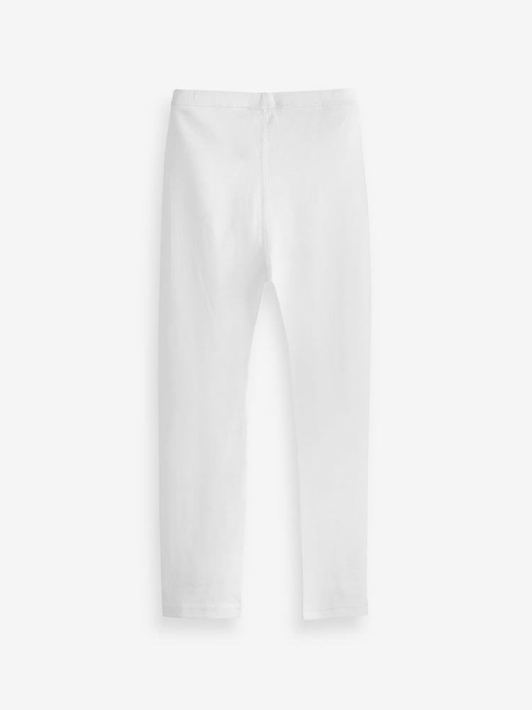 Blanc - Lot de 2 leggings Kind To Skin (9 mois-12 ans) - Image 3 of 5