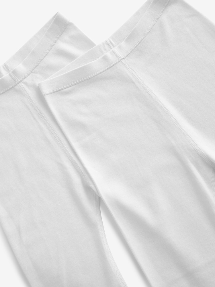 Blanc - Lot de 2 leggings Kind To Skin (9 mois-12 ans) - Image 4 of 5