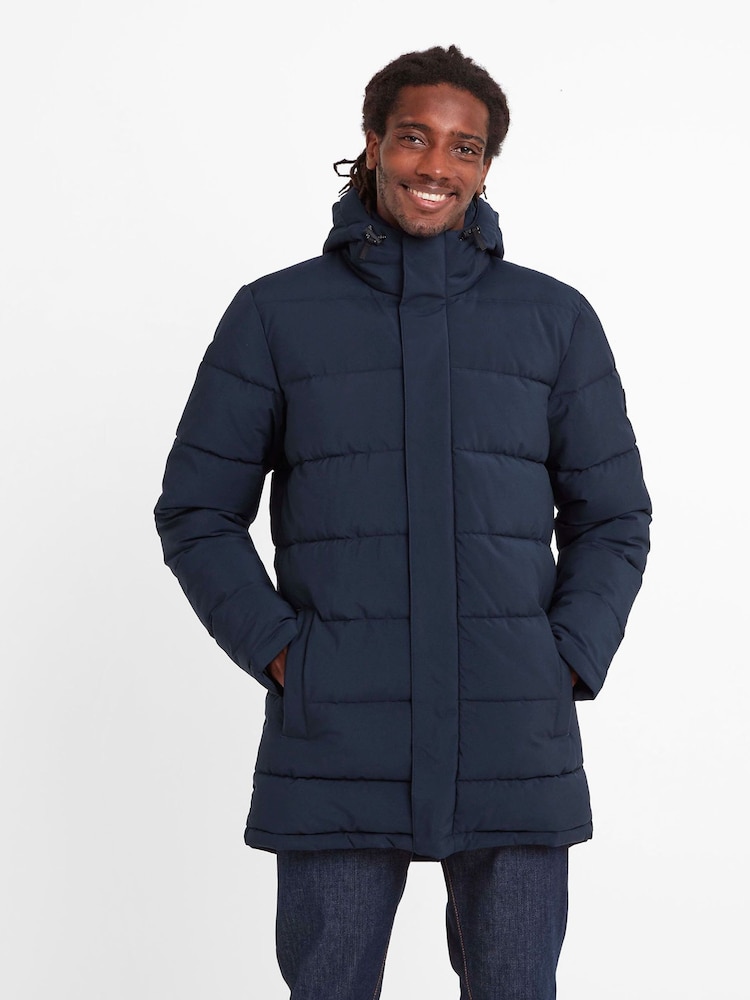 Tog 24 Blue Watson Long Insulated Jacket - Image 1 of 6 Tog 24 Blue Watson Long Insulated Jacket - Image 1 of 6