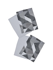 Juego de 4 paños de cocina con diseño geométrico de algodón 100% Larsson de Catherine Lansfield - Imagen 2 de 3