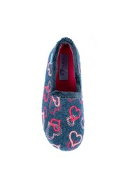 Lunar Blue Heart Full Slippers - Image 5 of 5
