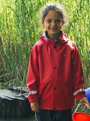 أحمر - سترة مضادة للماء Rainy Day من Muddy Puddles - صورة 3 من 5