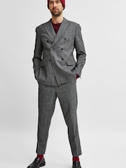 Серые зауженные джинсы Selected Homme Louis Otis - Image 4 of 6