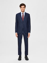 Selected Homme Blue State Flex Slim Suit Jacket - Image 3 of 7