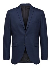 Selected Homme Blue State Flex Slim Suit Jacket - Image 6 of 7