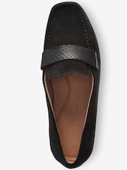 Black Suede Extra Wide Fit Forever Comfort® Leather Driver Shoes - Image 5 of 7