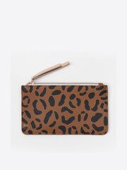 Caroline Gardner Tan Leopard Coin Purse - Image 1 of 1