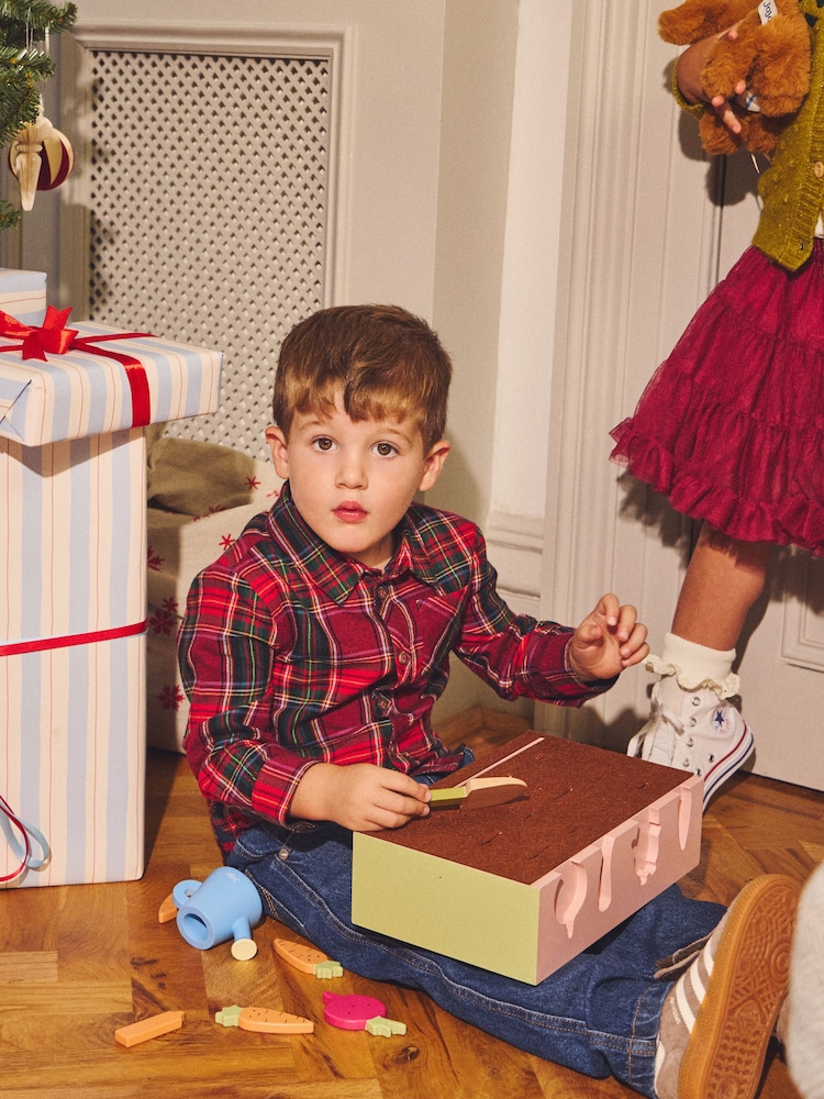 JoJo Maman Bébé Tartan Shirt - صورة 1 من 5 JoJo Maman Bébé Tartan Shirt - صورة 1 من 5