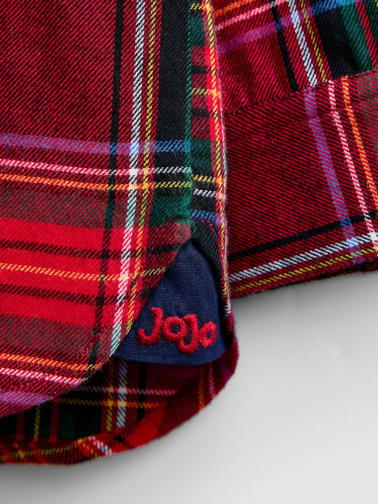 JoJo Maman Bébé Tartan Shirt - صورة 5 من 5 JoJo Maman Bébé Tartan Shirt - صورة 5 من 5