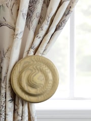 Laura Ashley Washed Oak Curtain Holdbacks - Image 1 of 3