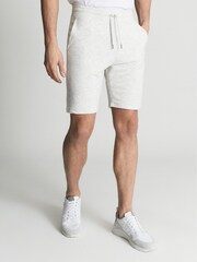 Reiss Soft Grey Tyne Jersey Shorts - Image 3 of 6