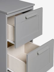 Grey Flynn 2 Drawer Bedside Table - Image 7 of 10