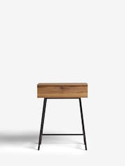 Dark Bronx Oak Effect Console Dressing Table - Image 2 of 8