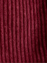 JoJo Maman Bébé Burgundy Red Cord Pull-Up Trousers - Image 4 of 4