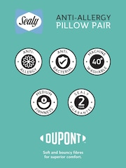 Sealy Set of 2 Anti Allergy Pillows - Image 7 of 8