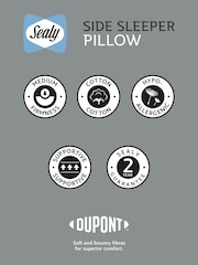 Sealy Side Sleeper 100% Cotton Pillow - Image 10 of 10