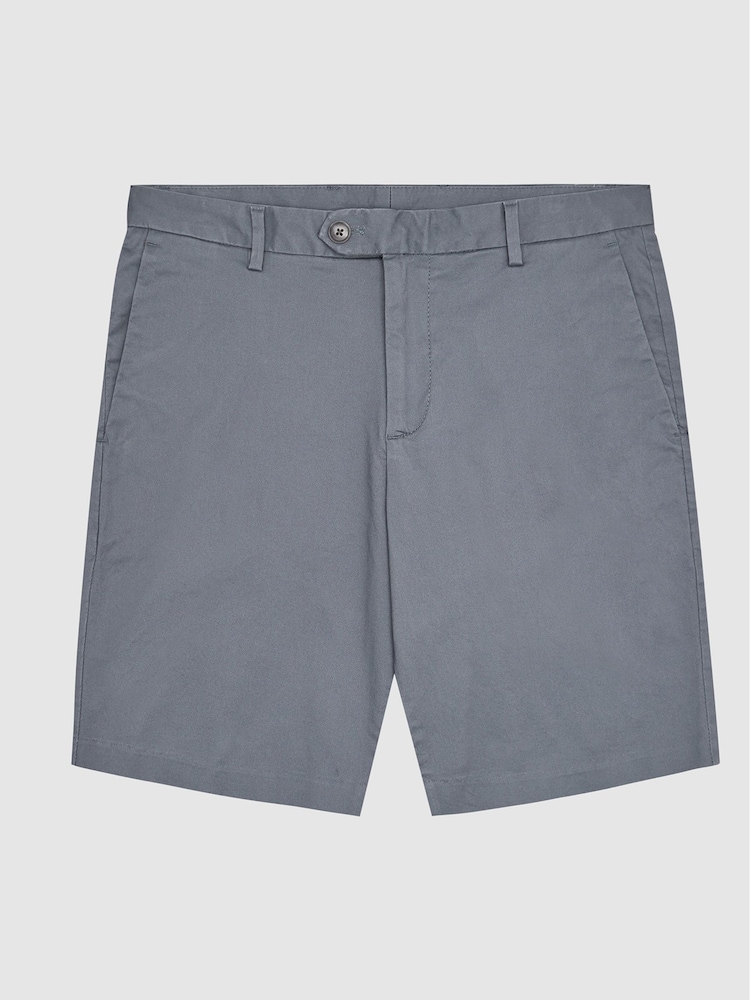 Reiss Airforce Blue Casual Chino Shorts - Image 2 of 6
