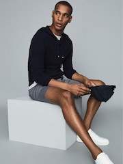 Reiss Airforce Blue Casual Chino Shorts - Image 4 of 6