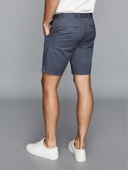 Reiss Airforce Blue Casual Chino Shorts - Image 5 of 6
