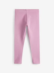Marineblauw/roze/saliegroen/denimblauw - Verpakking van 5 leggings (3-16 jr) - Image 7 of 8