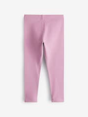 Marineblauw/roze/saliegroen/denimblauw - Verpakking van 5 leggings (3-16 jr) - Image 8 of 8