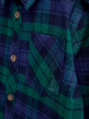 JoJo Maman Bébé Tartan Shirt - 4şəkildən 3 şəkil