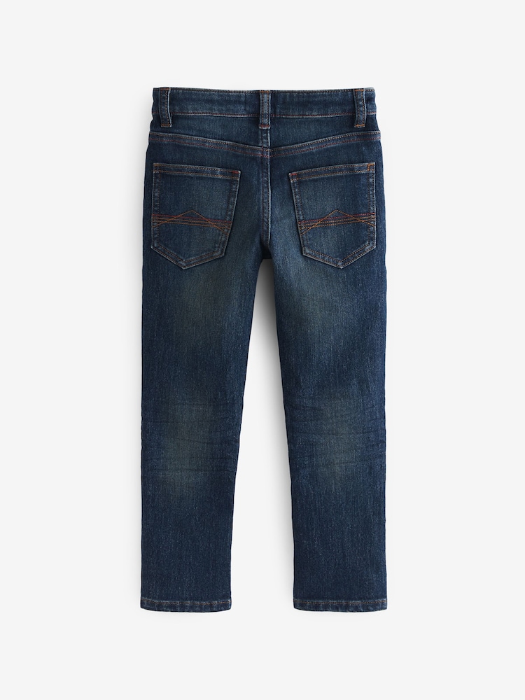 Blue Vintage Skinny Fit Cotton Rich Stretch Jeans (3-17yrs) - Image 2 of 2