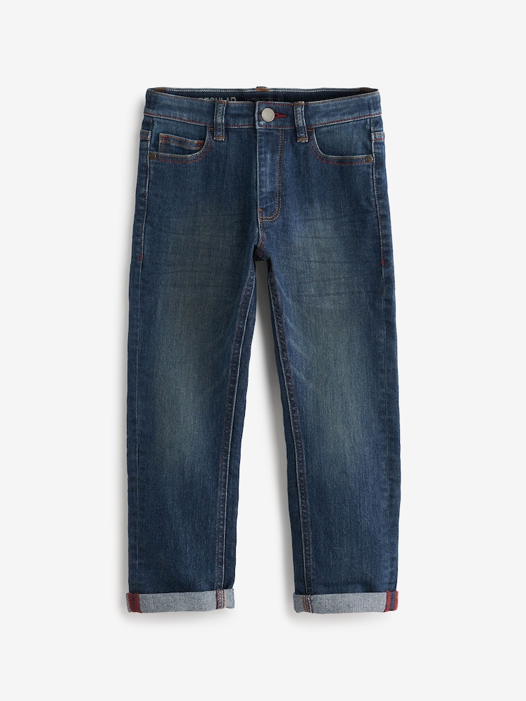 Blue Vintage Regular Fit Cotton Rich Stretch Jeans (3-17yrs) - Image 1 of 2 Blue Vintage Regular Fit Cotton Rich Stretch Jeans (3-17yrs) - Image 1 of 2