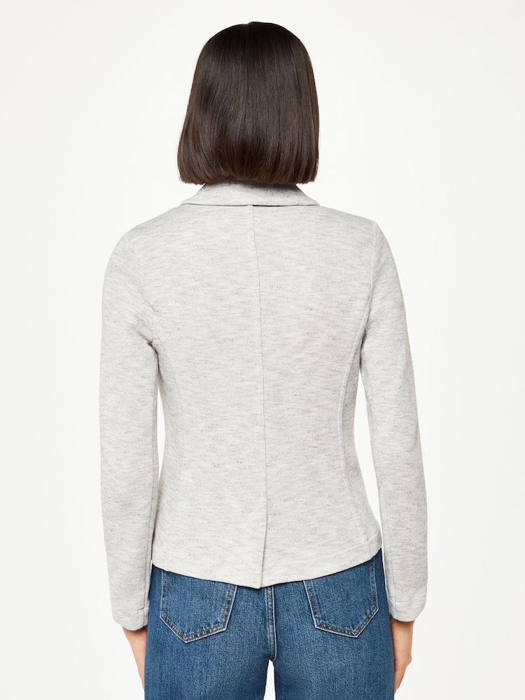 Whistles Grey Slim Jersey Jacket - Image 2 of 5