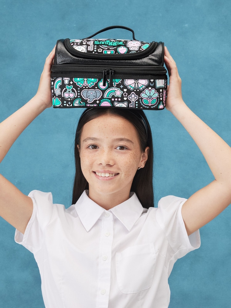 Black Mix - Smiggle Aspire Double Decker Lunch Box - Larawan 1 ng 3 Black Mix - Smiggle Aspire Double Decker Lunch Box - Larawan 1 ng 3