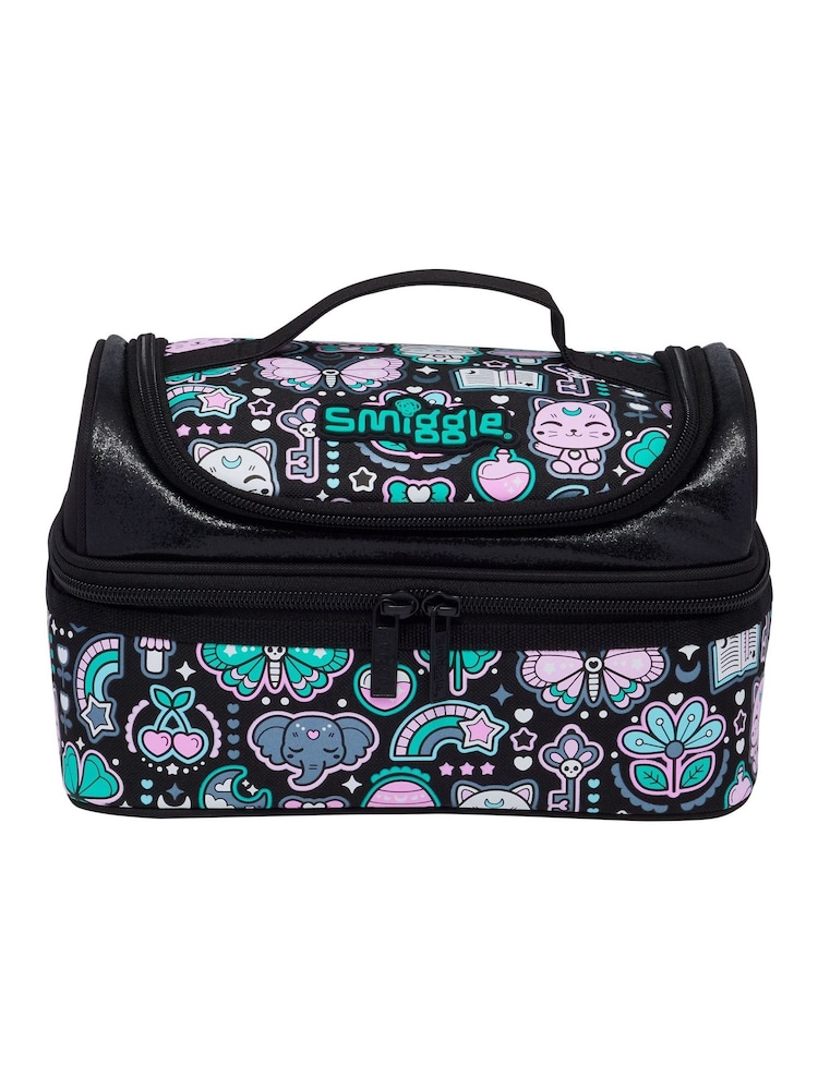 Black Mix - Smiggle Aspire Double Decker Lunch Box - Larawan 2 ng 3 Black Mix - Smiggle Aspire Double Decker Lunch Box - Larawan 2 ng 3