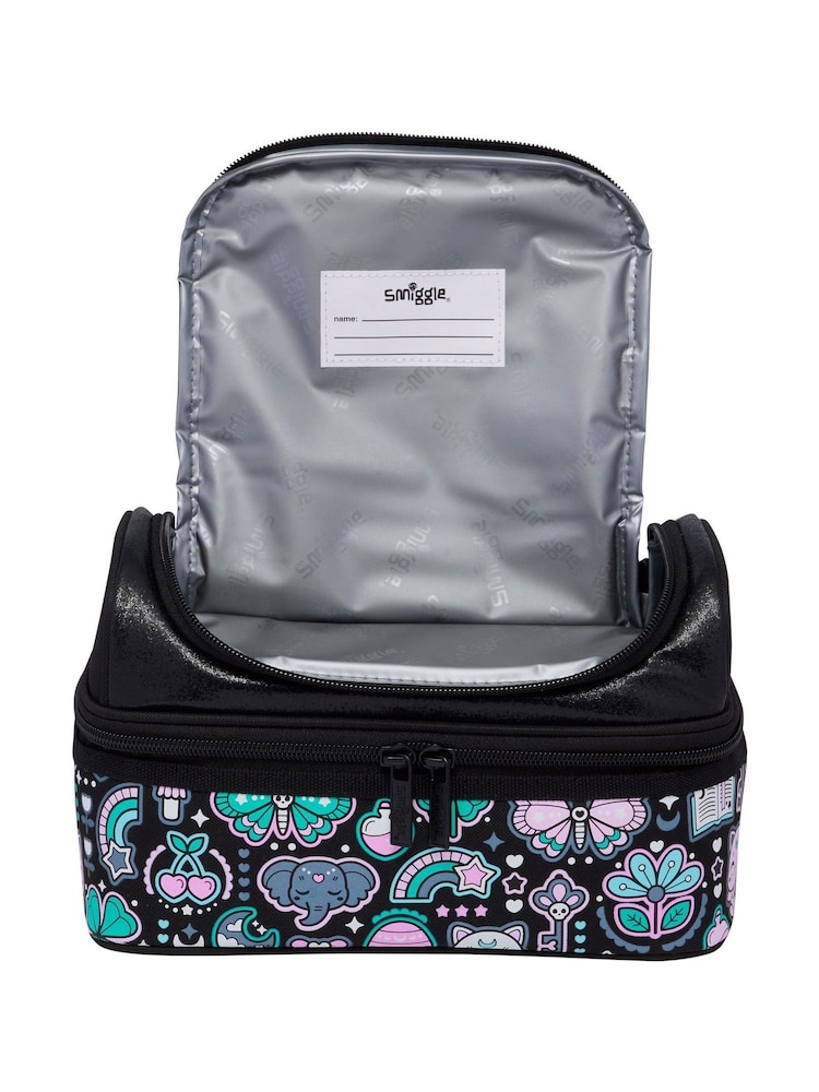 Black Mix - Smiggle Aspire Double Decker Lunch Box - Larawan 3 ng 3 Black Mix - Smiggle Aspire Double Decker Lunch Box - Larawan 3 ng 3