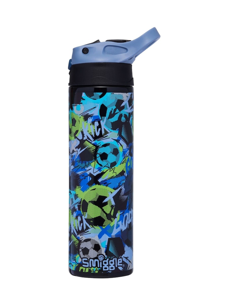 蓝色 - Smiggle Aspire Insulated Stainless Steel Flip Drink Bottle 520Ml - 2的图像1｝