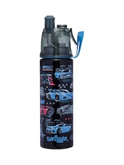 Smiggle Black Aspire insulated Stainless Steel Spritz Drink Bottle 500Ml - Image 1 of 1