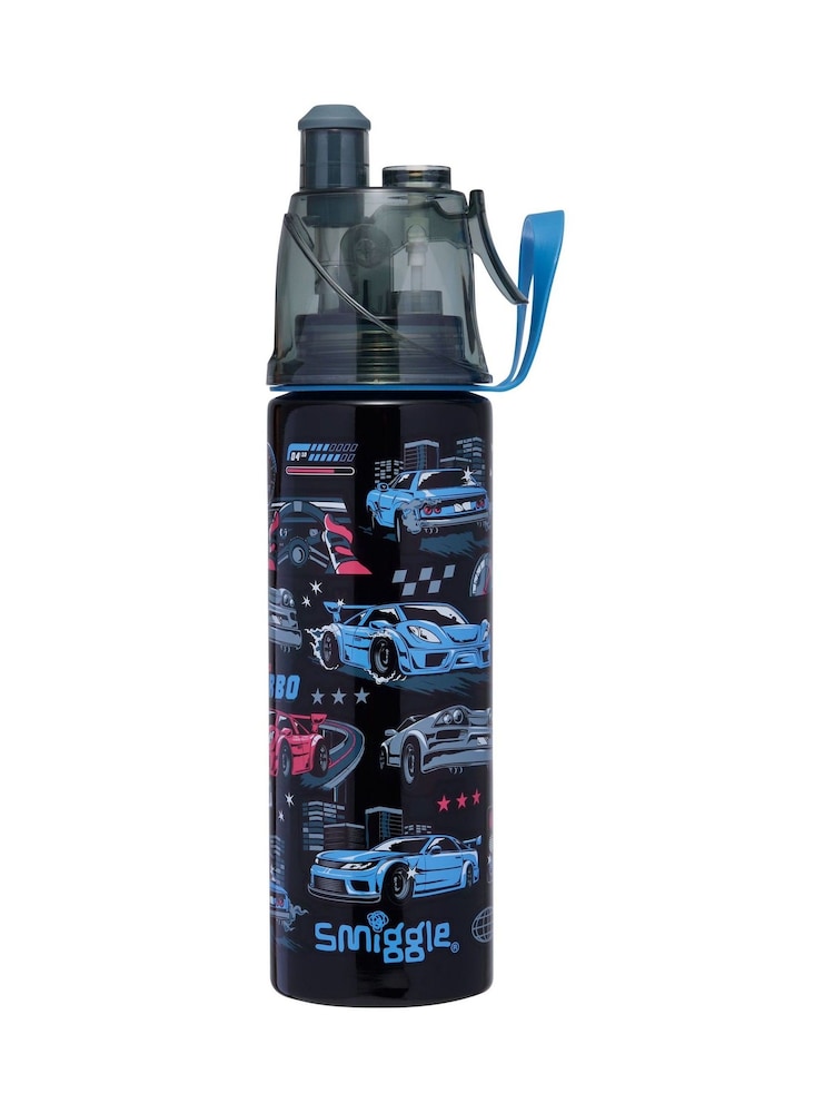 Smiggle Black Aspire insulated Stainless Steel Spritz Drink Bottle 500Ml - Image 1 of 1
