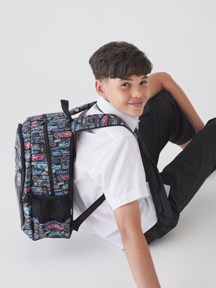 Smiggle Black Aspire Classic Attach Backpack - Image 2 of 4 Smiggle Black Aspire Classic Attach Backpack - Image 2 of 4