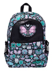 Smiggle Black Mix Aspire Classic Attach Backpack - Image 1 of 2