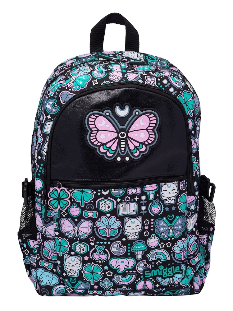 Smiggle Black Mix Aspire Classic Attach Backpack - Image 1 of 2 Smiggle Black Mix Aspire Classic Attach Backpack - Image 1 of 2