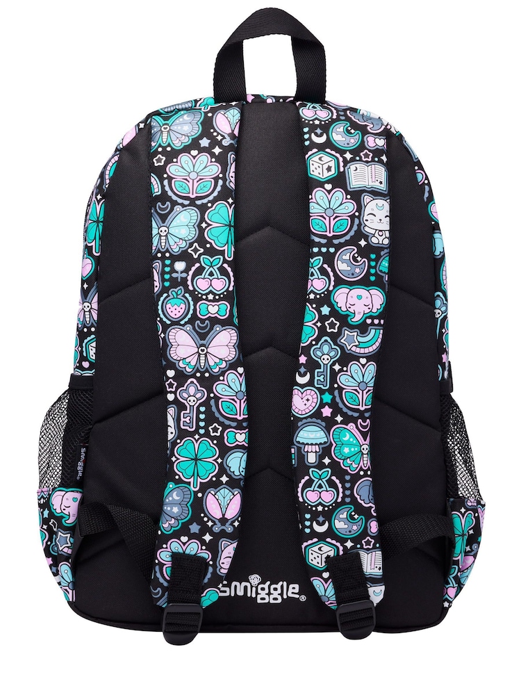 Smiggle Black Mix Aspire Classic Attach Backpack - Image 2 of 2 Smiggle Black Mix Aspire Classic Attach Backpack - Image 2 of 2