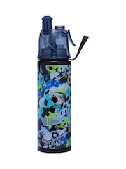 Smiggle Blue Aspire insulated Stainless Steel Spritz Drink Bottle 500Ml - Image 1 of 3