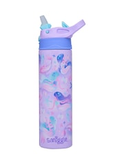 Smiggle Purple Aspire Insulated Stainless Steel Flip Drink Bottle 520Ml - Image 2 of 3